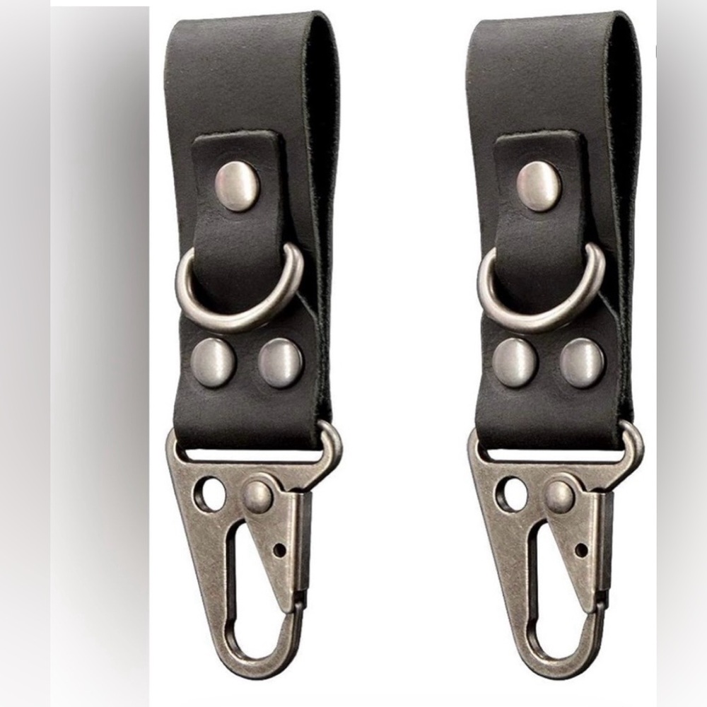 Diodrio ECD Leather Strap Belt Clips-2 Pack